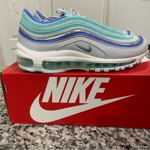 Nike Air Max 97 in Teal and Silver